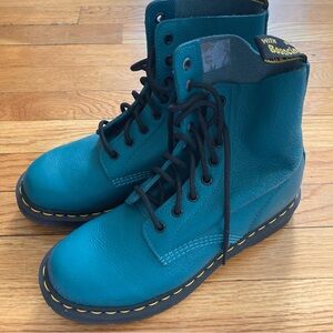 NWOT Teal Doc Martens